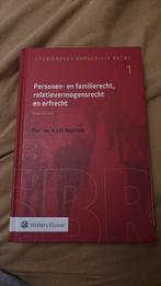Personen- en familierecht, relatievermogensrecht en erfrecht, Nieuw, Ophalen of Verzenden, WO, Alpha