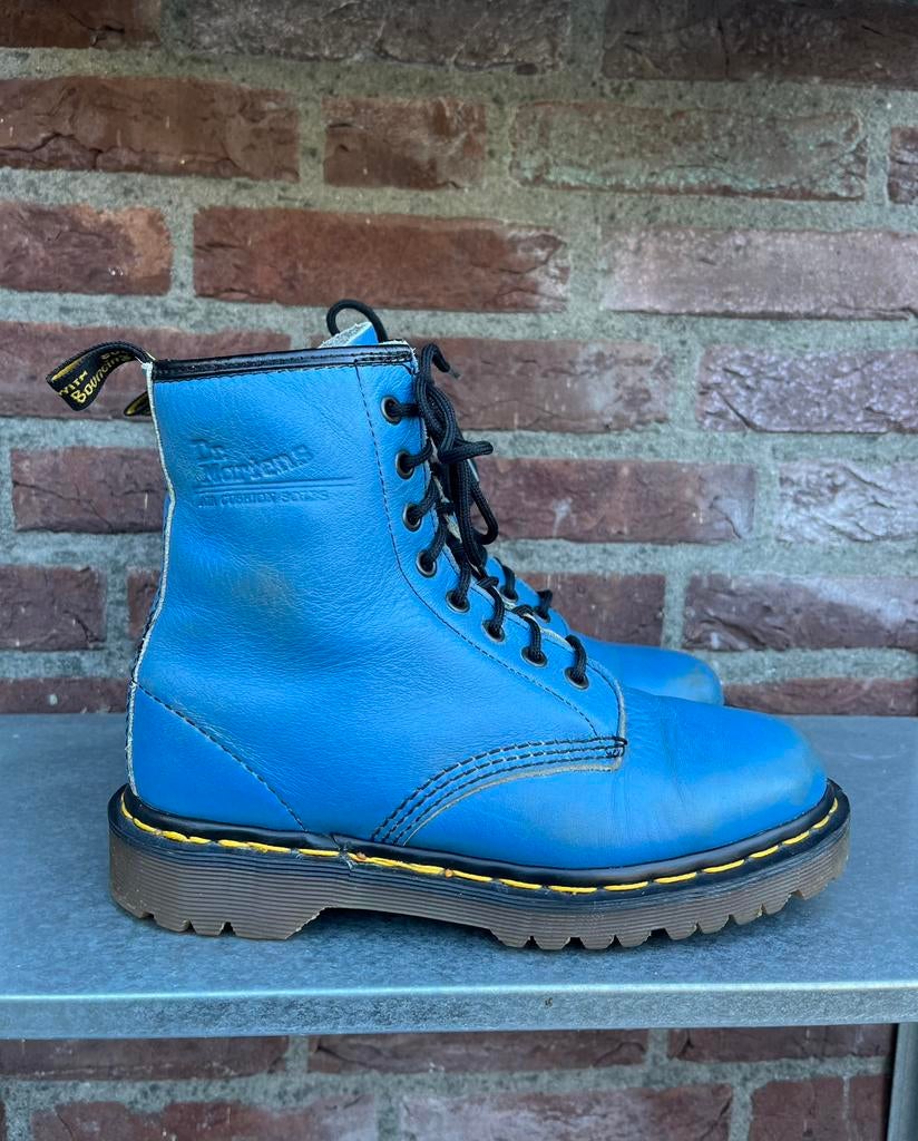 Dr. Martens 1460 MIE Bex maat Uk 4,5/ Eu 37,5, Kleding | Dames, Schoenen, Gedragen, Lage of Enkellaarzen, Blauw, Ophalen of Verzenden