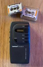 Microcassette Recorder lenco CR-320DT dictafoon, Ophalen of Verzenden, Zo goed als nieuw, Audio
