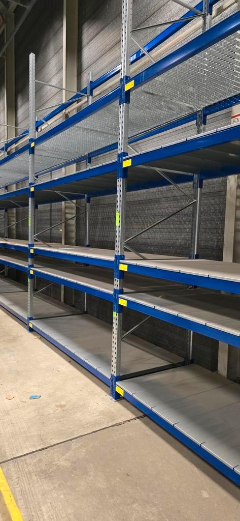 Palletstelling BITO. A-kwaliteit. Stelling met roosters., Huis en Inrichting, Kasten | Stellingkasten, Gebruikt, Ophalen