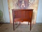 Antieke haltafel, telefoontafel, bijzettafel, met roldeurtje, Huis en Inrichting, Kasten | Ladekasten, 1 of 2 laden, Ophalen of Verzenden