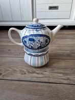 Theepot met rechaud Blond Amsterdam delfts blauw, Ophalen