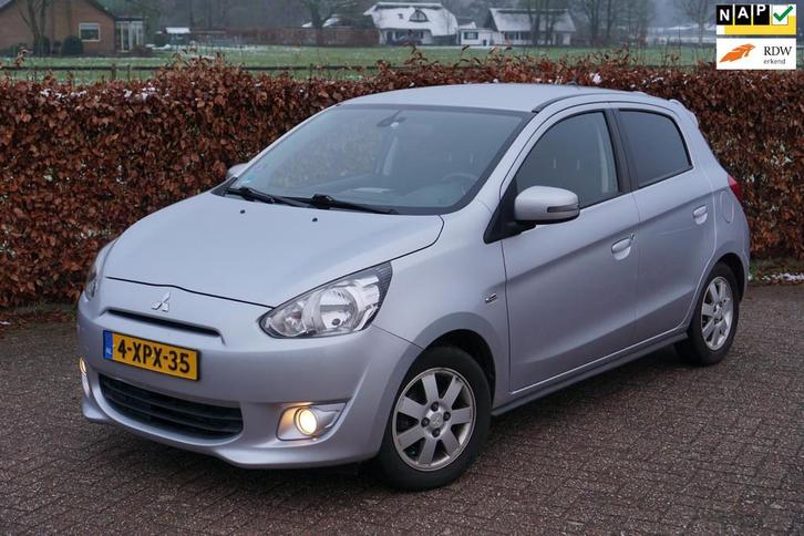 Mitsubishi Space Star 1.0 Intense|2e Eigenaar|Historie|Clima, Auto's, Mitsubishi, Bedrijf, Te koop, Space Star, ABS, Airbags, Airconditioning