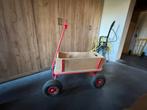 Houten bolderkar goede staat, 1 lekke band, Caravans en Kamperen, Bolderkarren, Ophalen, Gebruikt