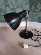 Vintage bureaulamp, Gebruikt, Vintage, Ophalen of Verzenden, Metaal