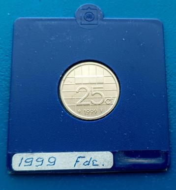 25 cent 1999 - Beatrix UNC  beschikbaar voor biedingen