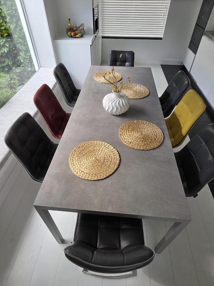 Metaform eetkamertafel S-40, Huis en Inrichting, Tafels | Eettafels, Zo goed als nieuw, 50 tot 100 cm, 200 cm of meer, Vijf personen of meer