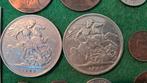 ENGELAND 400 plus munten - einde verzameling- 20 x ZILVER, Ophalen of Verzenden