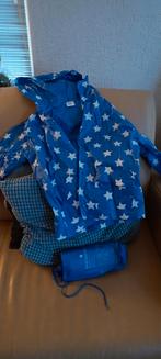 Regenpak 110/116 - Blauw met sterren, Kinderen en Baby's, Kinderkleding | Maat 110, Gebruikt, Jongen of Meisje, Ophalen of Verzenden