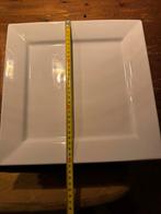 Servies vierkant wit, Huis en Inrichting, Keuken | Servies, Ophalen, Zo goed als nieuw, Bord(en), Overige stijlen