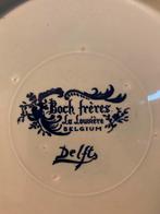 Delfts Blauw Bord Boch Frères La Louvière, Antiek en Kunst, Ophalen of Verzenden