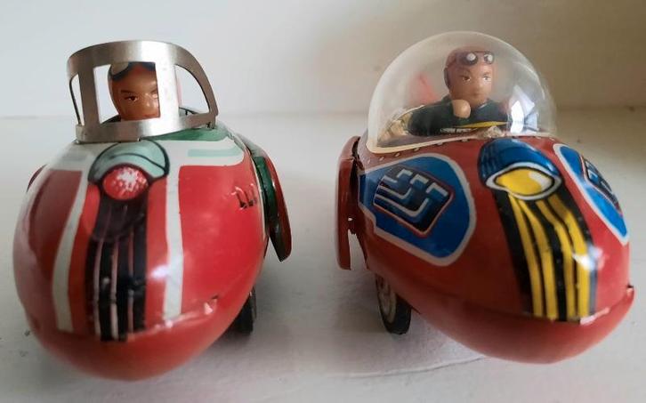 2 Speelgoed vliegtuigjes blik, Antiek en Kunst, Antiek | Speelgoed, Ophalen of Verzenden