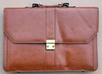 Lederen Leren Aktetas Nieuw, Sieraden, Tassen en Uiterlijk, Tassen | Reistassen en Weekendtassen, Ophalen, 40 tot 60 cm, Bruin