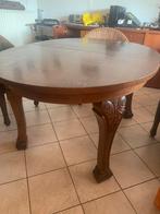 Prachtige uitschuiftafel, Ophalen, Eikenhout, 200 cm of meer, Zo goed als nieuw