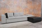 ZGANieuw Moroso Springfield design hoekbank in stof + leer, Huis en Inrichting, Metaal, Moroso, Design, Hoekbank
