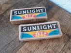 2 oude Sunlight zeep, Ophalen of Verzenden