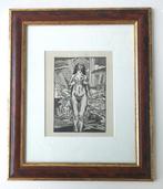 Clement Serveau (1886-1972) Houtgravure IV, Antiek en Kunst, Kunst | Etsen en Gravures, Ophalen of Verzenden