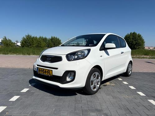Kia Picanto 1.0 Cvvt 3-DRS 2011 Wit  Nieuwe APK + Beurt, Auto's, Kia, Particulier, Picanto, ABS, Airbags, Airconditioning, Alarm