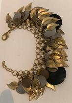 Vintage armband bohème stijl verguld, Ophalen of Verzenden, Zo goed als nieuw, Goud, Overige materialen