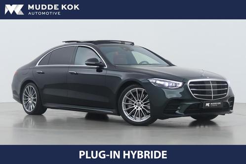 Mercedes-Benz S-klasse 580 e Lang AMG Line | Emerald Green |, Auto's, Mercedes-Benz, Bedrijf, Te koop, S-Klasse, 360° camera, ABS