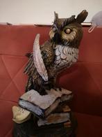 Uil op Boeken - Decoratie Beeld, Antiek en Kunst, Ophalen