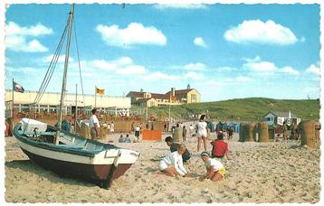 910571 Bergen aan Zee NH 1967 strand Gelopen met Postzegel  beschikbaar voor biedingen