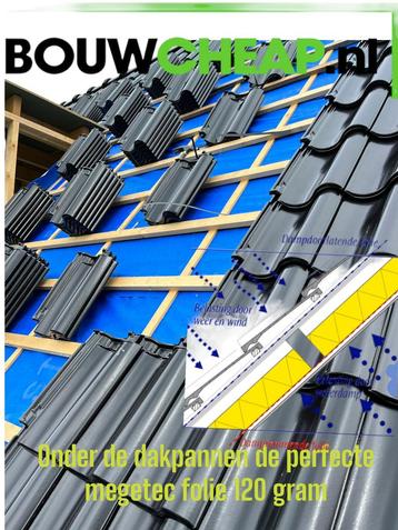 Megatec spinvliesfolie 1.50x25meter €.32.50 per rol beschikbaar voor biedingen