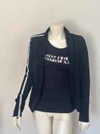 Penn&Ink blazer donkerblauw met witte bies 36 38 + t-shirt, Kleding | Dames, Ophalen of Verzenden, Zo goed als nieuw, Maat 38/40 (M)