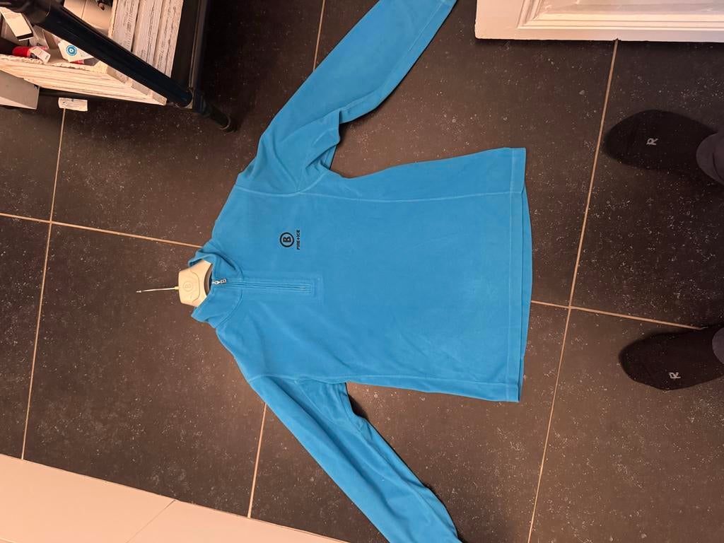 Bogner Fleece Shirt Blauw - Maat M 48, Kleding | Heren, Wintersportkleding, Ophalen of Verzenden, Zo goed als nieuw, Maat 48/50 (M)