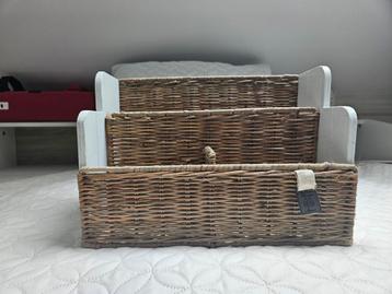 Rivièra Maison Rustic Rattan Bureau Organizer Te Koop! beschikbaar voor biedingen