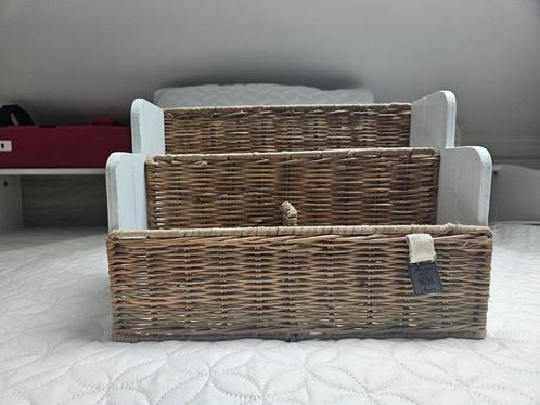 Rivièra Maison Rustic Rattan Bureau Organizer Te Koop!, Huis en Inrichting, Woonaccessoires | Overige, Gebruikt, Ophalen of Verzenden