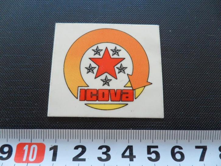 sticker logo ICOVA *, Verzamelen, Stickers, Zo goed als nieuw, Ophalen