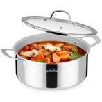 Edelstahl Kochtopf Induktion 24cm, Huis en Inrichting, Keuken | Potten en Pannen, Ophalen, Zo goed als nieuw