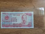 VIÊTNAM 500 NÃM TRÃM DÔNG 1988, Postzegels en Munten, Bankbiljetten | Azië, Los biljet, Zuidoost-Azië, Ophalen of Verzenden