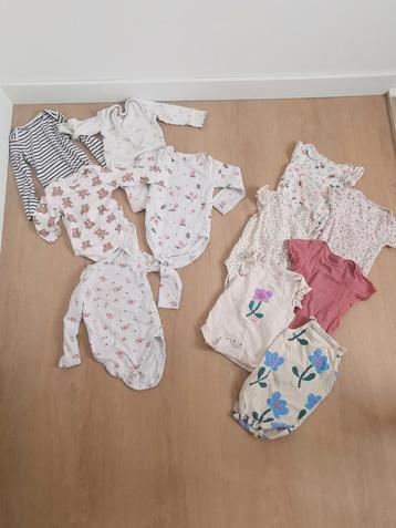 10 meisjes rompers mt 74-80 beschikbaar voor biedingen