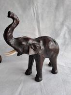 Jaren 20 lederen olifant 35cm - Liberty's & co., Antiek en Kunst, Antiek | Woonaccessoires, Ophalen of Verzenden