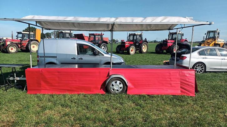 Gebruikte Marktkraam demontabel , 5 m voor Rommelmarktspul, Diversen, Rommelmarktspullen, Gebruikt, Ophalen