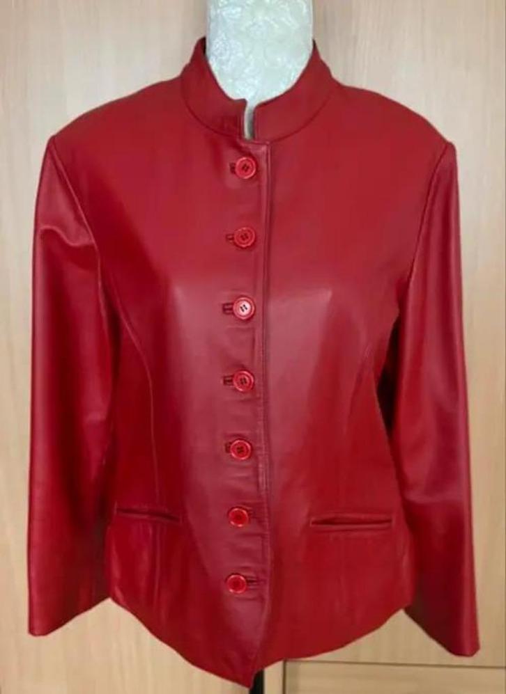 Sticks and Stones leren jas maat 44 [DMv], Kleding | Dames, Jasjes, Kostuums en Pakken, Nieuw, Maat 42/44 (L), Zwart, Ophalen of Verzenden