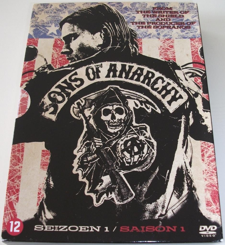 Dvd *** SONS OF ANARCHY *** 4-Disc Boxset Seizoen 1, Boxset, Ophalen of Verzenden, Zo goed als nieuw, Actie en Avontuur