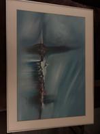 Abstract Schilderij van Patricia Larsen, Antiek en Kunst, Ophalen