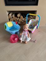 Babypop babyborn die kan plassen met accessoires, Kinderen en Baby's, Speelgoed | Poppen, Ophalen, Gebruikt, Babypop