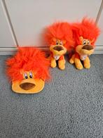 2 pluche oranje knuffels en pet, Ophalen of Verzenden, Nieuw, Overige typen