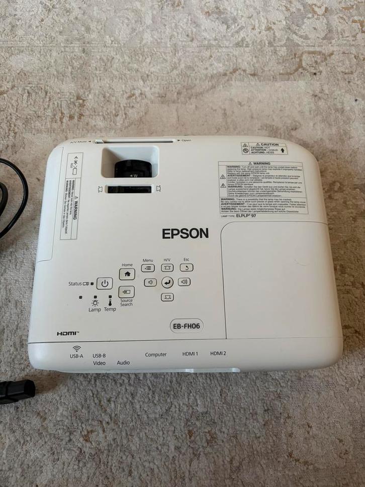 Epson EB-FH06 Full HD Projector - Zo Goed Als Nieuw!, Audio, Tv en Foto, Beamers, Gebruikt, LED, Ophalen of Verzenden