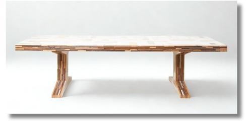 Piet Hein Eek Afvaltafel in sloophout, 300x100x78h, Huis en Inrichting, Tafels | Eettafels, Zo goed als nieuw, 100 tot 150 cm
