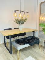 Moderne eethoek + salontafel – Zo goed als nieuw, Huis en Inrichting, Complete inboedels, Ophalen