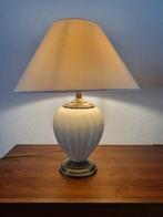 Grote vaaslamp vintage keramiek, Huis en Inrichting, Lampen | Tafellampen, Gebruikt, Ophalen of Verzenden, Metaal, Klassieke vintage vaaslamp