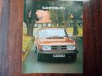 Brochure Saab 99 EMS, 1973, Ophalen of Verzenden, Gelezen, Overige merken