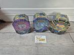 Pokemon Tins Azure Legends met 4 booster packs., Ophalen of Verzenden, Zo goed als nieuw, Overige typen