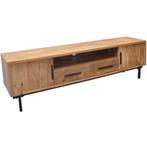Tv meubel BEJY mangohout 150/180cm, 150 tot 200 cm, Nieuw, Ophalen of Verzenden, Metaal
