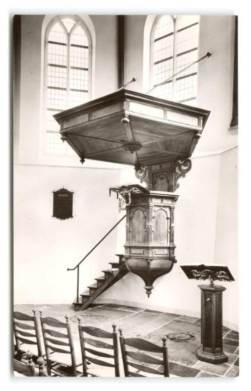 Molenaarsgraaf, N.H. Kerk. Kansel, Verzamelen, Ansichtkaarten | Nederland, Ongelopen, Zuid-Holland, 1960 tot 1980, Verzenden
